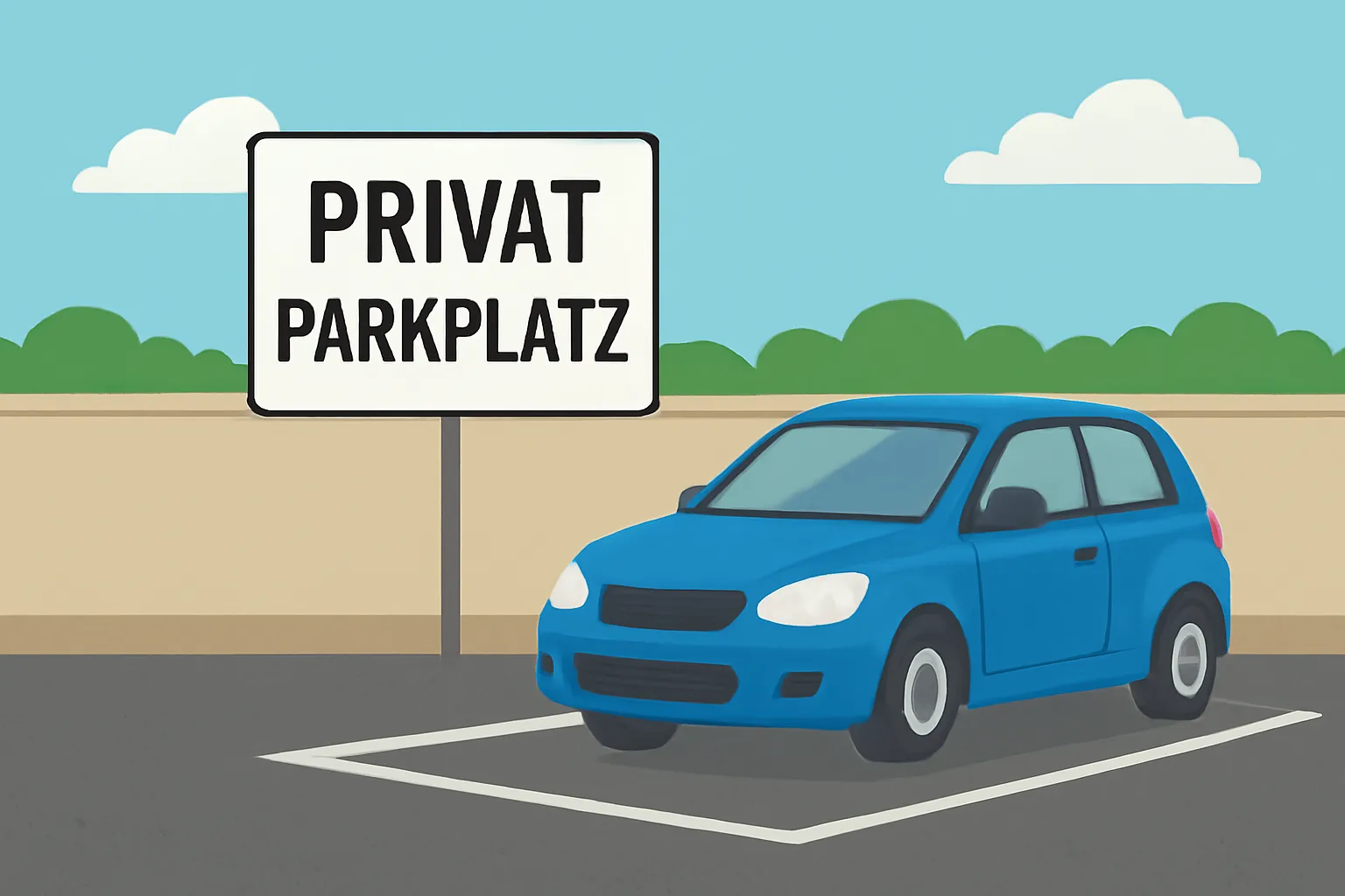 halterhaftung parkverstoß privatparkplatz