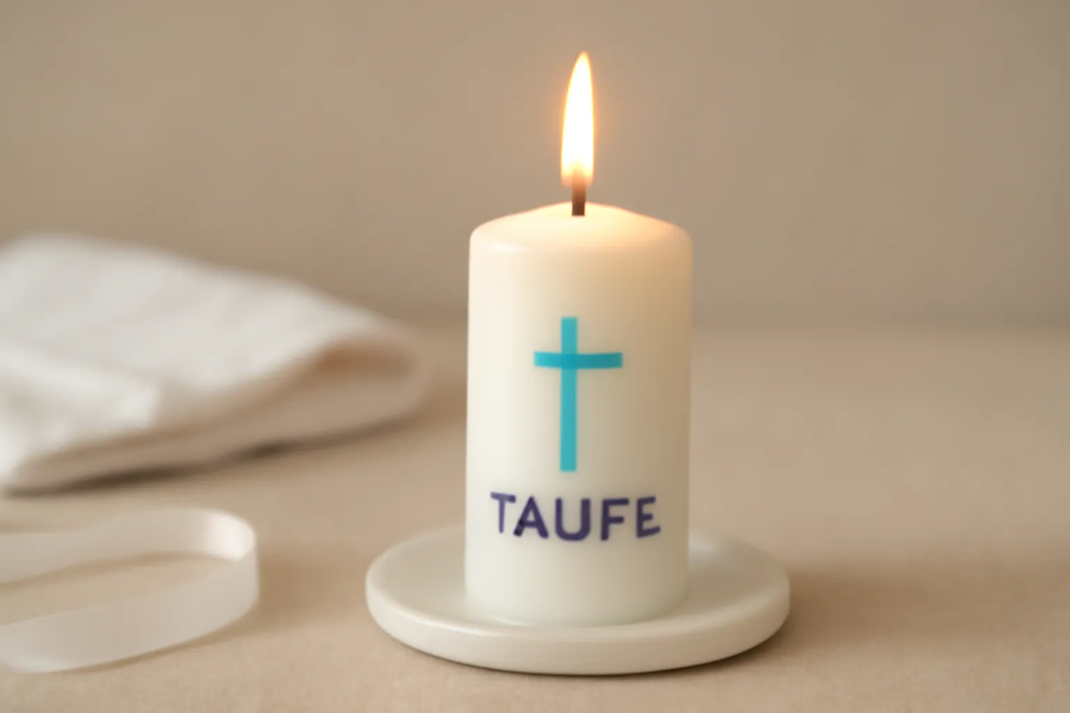 kerze taufe