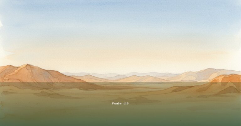 Psalm 116 — Ahavti | Text, Bedeutung und Betrachtung