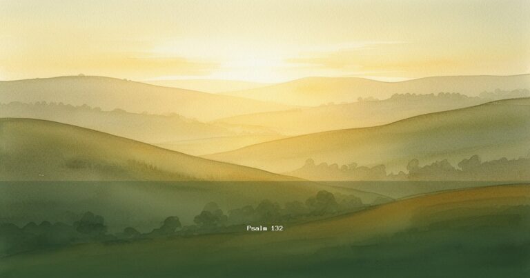 Psalm 132 — Shir Hama'alot | Text, Bedeutung und Betrachtung
