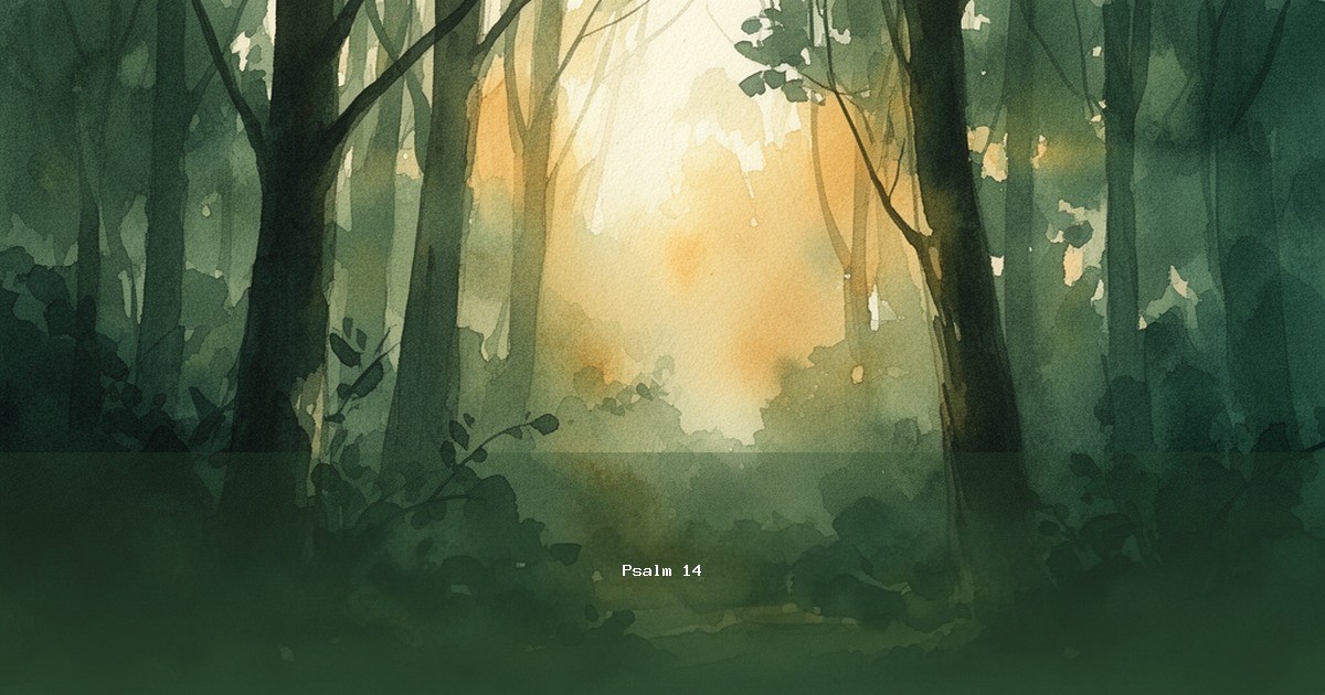 Psalm 14 — Lamnatséaj | Text, Bedeutung und Betrachtung