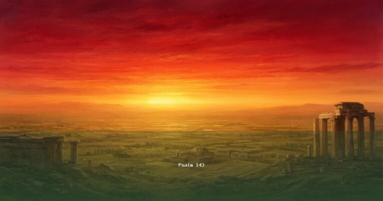 Psalm 143 — Mizmor | Text, Bedeutung und Betrachtung