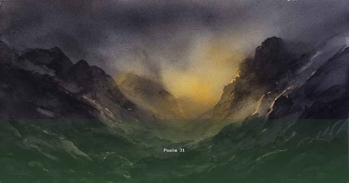 Psalm 31 — Lamnatséaj | Text, Bedeutung und Betrachtung