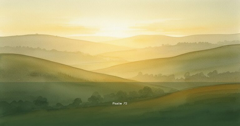 Psalm 72 — Lishlomó | Text, Bedeutung und Betrachtung