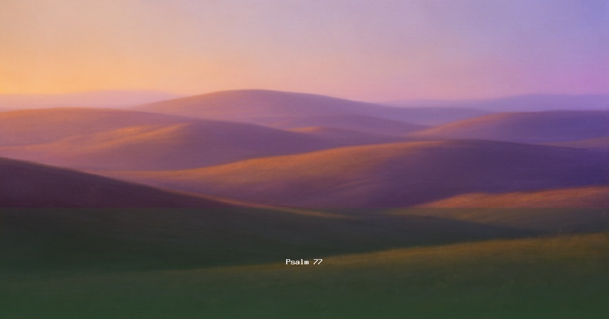 Psalm 77 — Al-Yedutún | Text, Bedeutung und Betrachtung