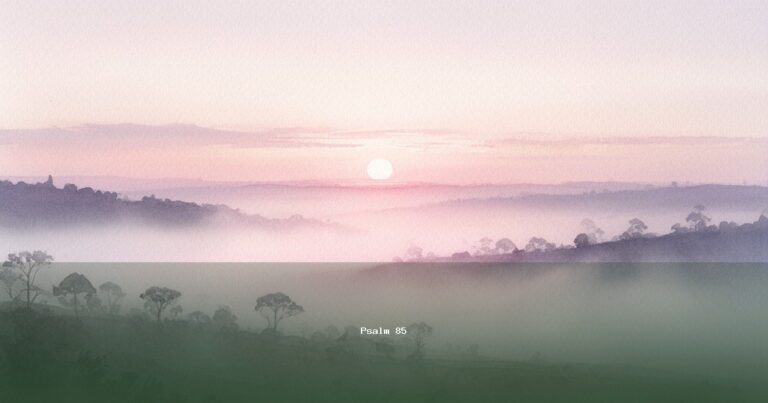 Psalm 85 — Lamnatséaj | Text, Bedeutung und Betrachtung